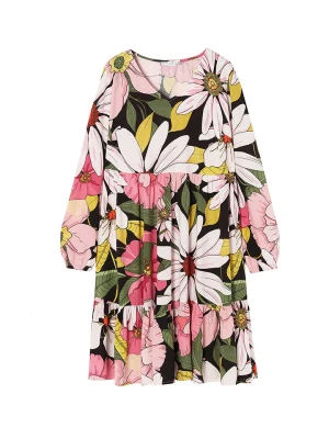 TATUUM Sukienka w kolorze czarno-jasnoróżowym rozmiar: 38