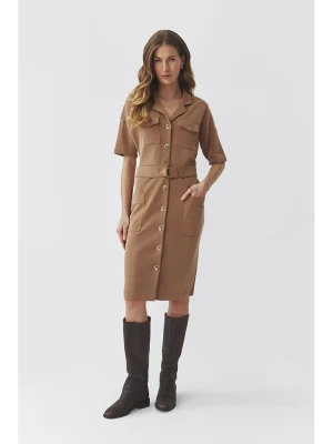 TATUUM Sukienka w kolorze jasnobrązowym rozmiar: XL