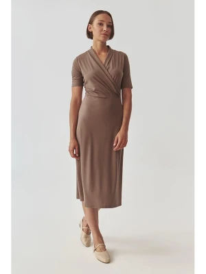 TATUUM Sukienka w kolorze jasnobrązowym rozmiar: XS