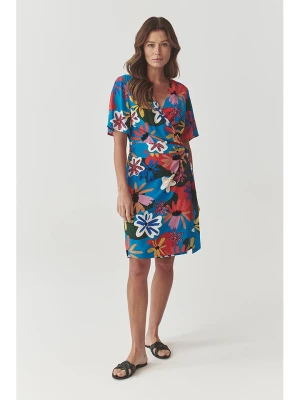 TATUUM Sukienka w kolorze niebieskim ze wzorem rozmiar: 42