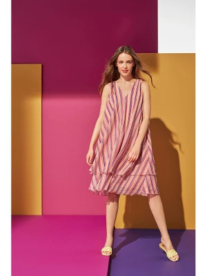 TATUUM Sukienka w kolorze różowym ze wzorem rozmiar: 38