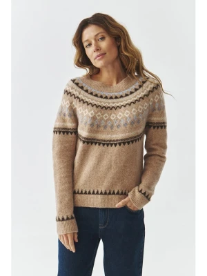 TATUUM Sweter "Alice" w kolorze beżowym rozmiar: XS
