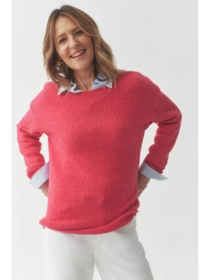 TATUUM Sweter "Alya" w kolorze koralowym rozmiar: M