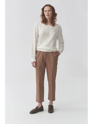 TATUUM Sweter "Finn" w kolorze białym rozmiar: L