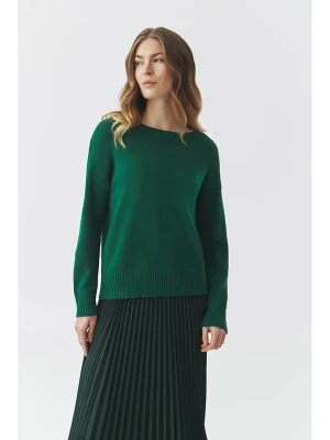 TATUUM Sweter w kolorze ciemnozielonym rozmiar: S