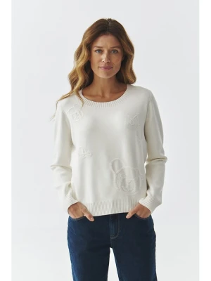 TATUUM Sweter "Sweety" w kolorze kremowym rozmiar: L