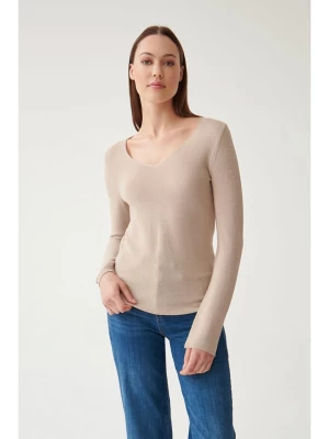 TATUUM Sweter w kolorze beżowym rozmiar: L