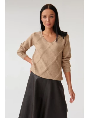 TATUUM Sweter w kolorze beżowym rozmiar: XL