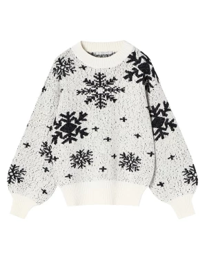 TATUUM Sweter w kolorze biało-czarnym rozmiar: M