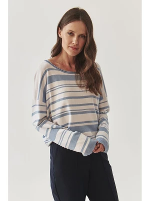 TATUUM Sweter w kolorze błękitno-białym rozmiar: S