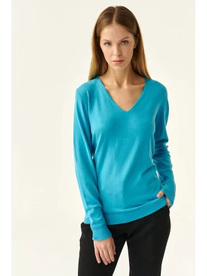 TATUUM Sweter w kolorze błękitnym rozmiar: M
