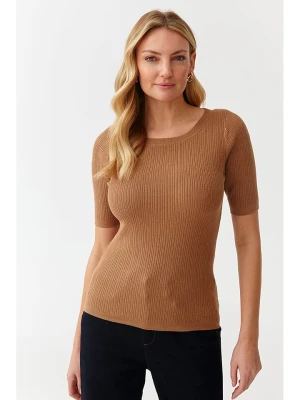 TATUUM Sweter w kolorze jasnobrązowym rozmiar: L