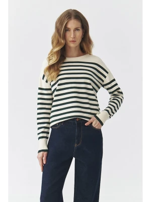 TATUUM Sweter w kolorze kremowo-czarnym rozmiar: L