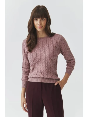 TATUUM Sweter "Willow" w kolorze szaroróżowym rozmiar: XL