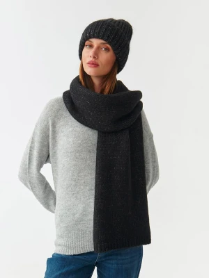 TATUUM Szal w kolorze czarnym - 175 x 36 cm rozmiar: onesize