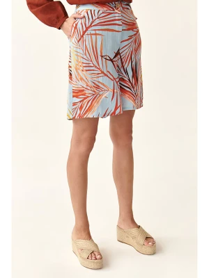 TATUUM Szorty w kolorze błękitno-pomarańczowym rozmiar: 38