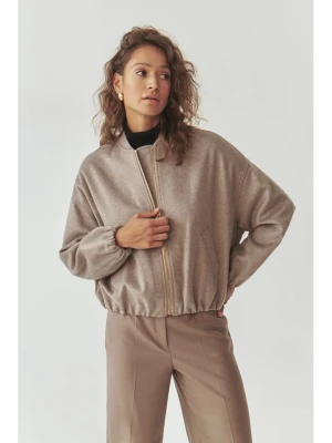 TATUUM Wełniana kurtka przejściowa "Sakali" w kolorze szarobrązowym rozmiar: M