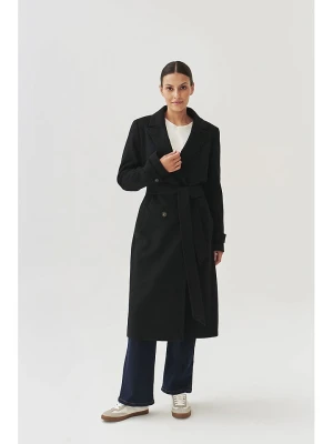TATUUM Wełniany płaszcz w kolorze czarnym rozmiar: 40