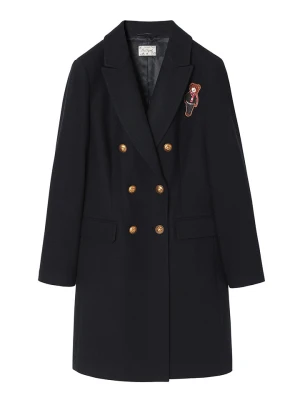 TATUUM Wełniany płaszcz w kolorze czarnym rozmiar: 38