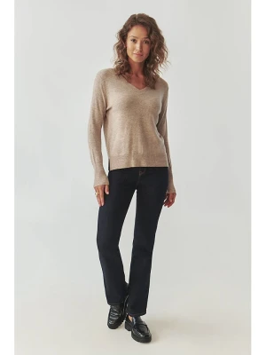 TATUUM Wełniany sweter w kolorze beżowym rozmiar: XXL