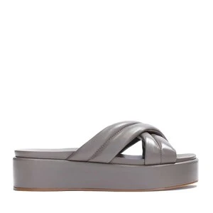 Taupe klapki damskie kazar x kasia