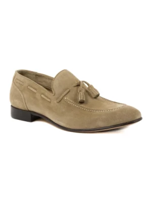 Taupe Suede Loafers Dee Ocleppo