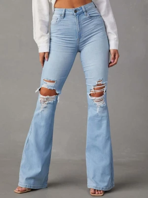 Tazga Dżinsy - Flare fit - w kolorze błękitnym rozmiar: 36