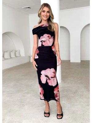 Tazga Sukienka w kolorze czarno-czerwonym rozmiar: 40