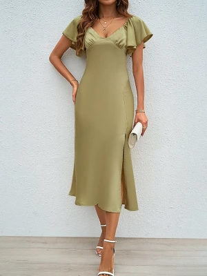 Tazga Sukienka w kolorze oliwkowym rozmiar: 40