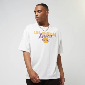 Team Script Oversize Tee Los Angeles Lakers, markiNew Era, T-Shirty i Polo, w kolorze biały, rozmiar: