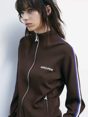 Techniczna dzianinowa kurtka na zamek PATRIZIA PEPE