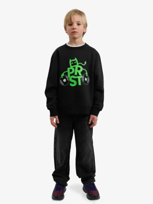 Techno bluza dziecięca czarna Kids