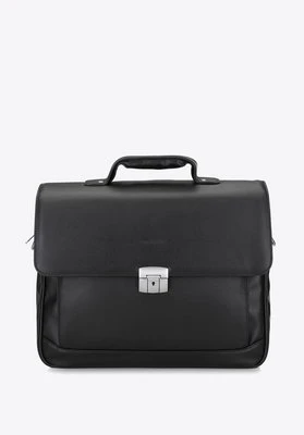 Teczka z kieszenią na laptopa 15,6” miękka czarna Wittchen
