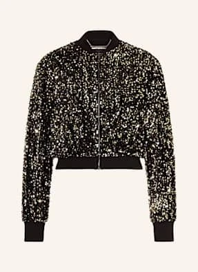 Ted Baker Bluzon Shii Z Cekinami schwarz