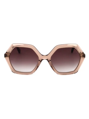 Ted Baker Damskie okulary przeciwsłoneczne w kolorze beżowo-brązowym rozmiar: 52