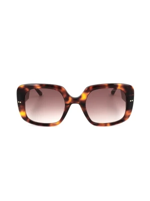Ted Baker Damskie okulary przeciwsłoneczne w kolorze brązowo-jasnoróżowym rozmiar: 53