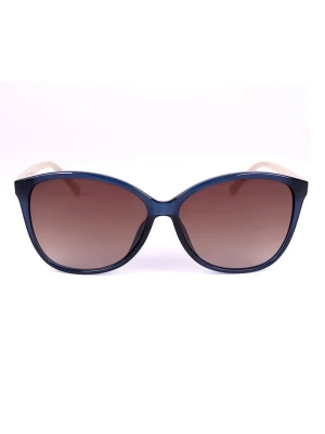 Ted Baker Damskie okulary przeciwsłoneczne w kolorze granatowo-jasnoróżowym rozmiar: 60