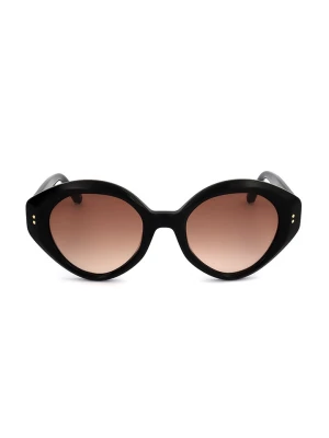 Ted Baker Damskie okulary przeciwsłoneczne w kolorze jasnobrązowo-czarnym rozmiar: 51