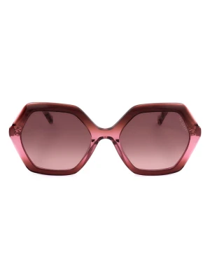 Ted Baker Damskie okulary przeciwsłoneczne w kolorze jasnoróżowo-brązowym rozmiar: 52