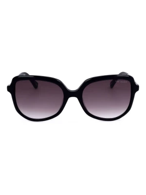 Ted Baker Damskie okulary przeciwsłoneczne w kolorze srebrno-czarno-fioletowym rozmiar: 54