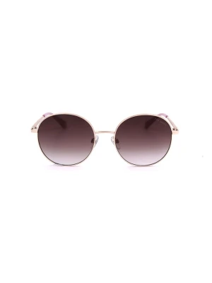 Ted Baker Damskie okulary przeciwsłoneczne w kolorze złoto-brązowo-jasnoróżowym rozmiar: 54