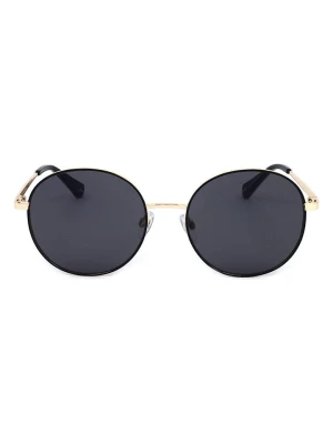 Ted Baker Damskie okulary przeciwsłoneczne w kolorze złoto-czarnym rozmiar: 54