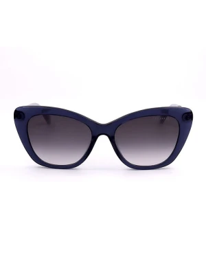 Ted Baker Damskie okulary przeciwsłoneczne w kolorze złoto-granatowo-fioletowym rozmiar: 53