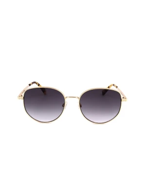 Ted Baker Damskie okulary przeciwsłoneczne w kolorze złoto-szarym rozmiar: 53