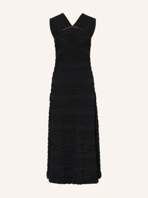 Ted Baker Dzianinowa Sukienka Soleane Z Falbankami schwarz CZARNY