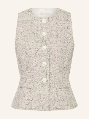 Ted Baker Kamizelka Blezerowa Ekaaw Z Tweedu grau