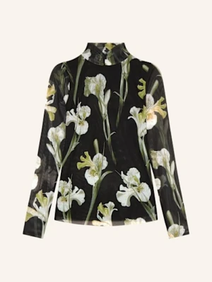 Ted Baker Koszulka Z Długim Rękawem Fiaahh Z Siateczki schwarz