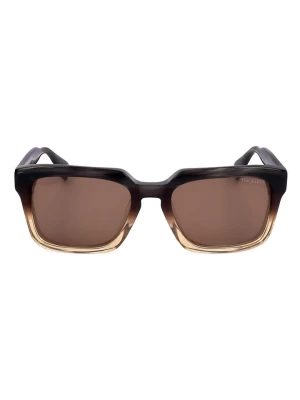 Ted Baker Męskie okulary przeciwsłoneczne w kolorze beżowo-brązowym rozmiar: 54