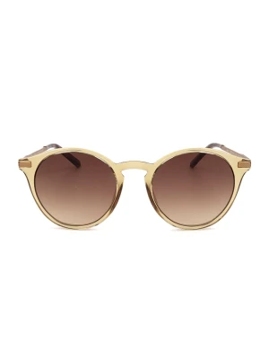 Ted Baker Męskie okulary przeciwsłoneczne w kolorze beżowo-jasnobrązowym rozmiar: 51