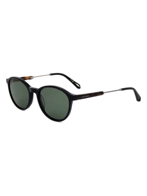 Ted Baker Męskie okulary przeciwsłoneczne w kolorze czarno-zielonym rozmiar: 51